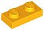Placa 1x2 Laranja Brilhante - Imagem 1