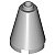 Cone 2x2x2 com furo no centro cinza claro - Imagem 1