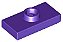 Placa Modificada 1x2 com botão Dark Purple - Imagem 1