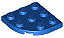 Placa de Canto Redonda 3x3 Azul - Imagem 1