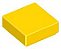 Placa Lisa 1x1 Amarelo - Imagem 1