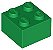 Tijolo 2x2 Verde - Imagem 1