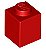 Tijolo 1x1 Vermelho - Imagem 1
