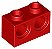 Tijolo Technic 1x2 com furos para pinos Vermelho - Imagem 1