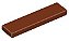 Placa Lisa 1x4 Marrom - Imagem 1
