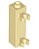 Tijolo Modificado 1x1x3 com 2 clips laterais bege - Imagem 1