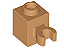 Tijolo Modificado 1x1 com Clip Vertical - Medium Nougat - Imagem 1