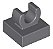 Placa Modificada 1x1 com clip Cinza Escura - Imagem 1