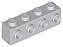 Tijolo modificado 1x4 com 4 studs laterais Cinza Claro - Imagem 1