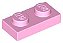 Placa 1x2 Rosa Brilhante - Imagem 1