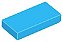 Placa Lisa 1x2 com Ranhura Dark Azure - Imagem 1