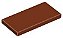 Placa Lisa 2x4 Marrom - Imagem 1