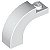 Tijolo com Arco 1x3x2 topo Curvo Branco - Imagem 1