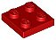 Placa 2x2 Vermelha - Imagem 1