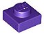 Placa 1x1 Roxa - Dark Purple - Imagem 1