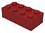 Tijolo 2x4 Dark Red - Imagem 1