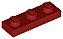 Placa 1x3 Dark Red - Imagem 1