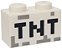 Tijolo 1x2 com detalhe de TNT Branco - Imagem 1