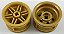 Roda Lego 30.4mm D. x 20mm sem Furos de Fixação e Aros Reforçados Dourado Perolado - Imagem 1