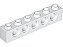 Tijolo Lego Technic 1x6 com Furos Branco - Imagem 1