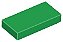 Placa Lisa 1x2 com Ranhura Verde - Imagem 1
