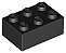 Tijolo 2x3 Preto - Imagem 1
