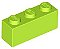 Tijolo 1x3 Verde Limão - Imagem 1