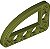 Viga 3x5 em Forma de L com Elipse de um quarto Fina Olive Green - Imagem 1