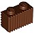 Tijolo modificado 1x2 com ranhuras Marrom - Imagem 1