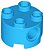 Tijolo redondo 2x2 com furos Dark Azure - Imagem 1