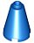 Cone 2x2x2 com furo no centro Azul - Imagem 1
