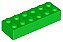 Tijolo 2x6 Verde Brilhante - Imagem 1