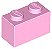 Tijolo 1x2 Cor de Rosa Brilhante - Imagem 1