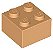 Tijolo 2x2 Medium Nougat - Imagem 1