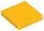Placa Lisa 2x2 Laranja Brilhante - Imagem 1