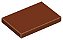Placa Lisa 2x3 Marrom - Imagem 1