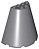 Metade de Cone 8x4x6 Cinza Escuro - Imagem 1