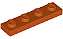 Placa 1x4 Dark Orange - Imagem 1
