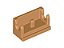 Dobradiça 1x2 - Base Medium Nougat - Imagem 1