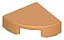 Placa redonda 1x1 de 1/4  Medium Nougat - Imagem 1