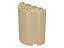 Meio Cilindro 2x4x4 Bege - Imagem 1