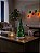 Árvore de Natal Minimalista Nordic Glow com Vela LED – Iluminação Decorativa de Mesa (18cm) - Imagem 1