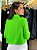 Camisa Com Bordado Manual Verde Vibrante - Open - Imagem 2
