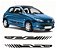 Adesivo Lateral Peugeot 206 Pz1 2 E 4p Faixa Adesiva Colante Fita - Imagem 1