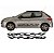 Adesivo Lateral Peugeot 206 PA3 2 E 4p Faixa Adesiva Colante Fita - Imagem 1