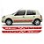 Adesivo Lateral Renault Clio RSport 4 Portas Hatch e Sedan Faixa Adesiva Colante Fita - Imagem 7