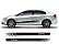 Adesivo Lateral Para Civic e New Civic Honda Mod Cv6 Faixa colante Fita - Imagem 1