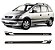 Adesivo Lateral Para Zafira Chevrolet Faixa CZ3 Faixa Colante Fita Minivan acessórios - Imagem 1