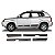 Adesivo Lateral Para carro Tucson SUV Faixa TS5 Colante Fita Tuning - Imagem 1