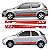Adesivo Lateral Para  Ka Ford Faixa KG1 Lateral G1 G2 Tuning - Imagem 3